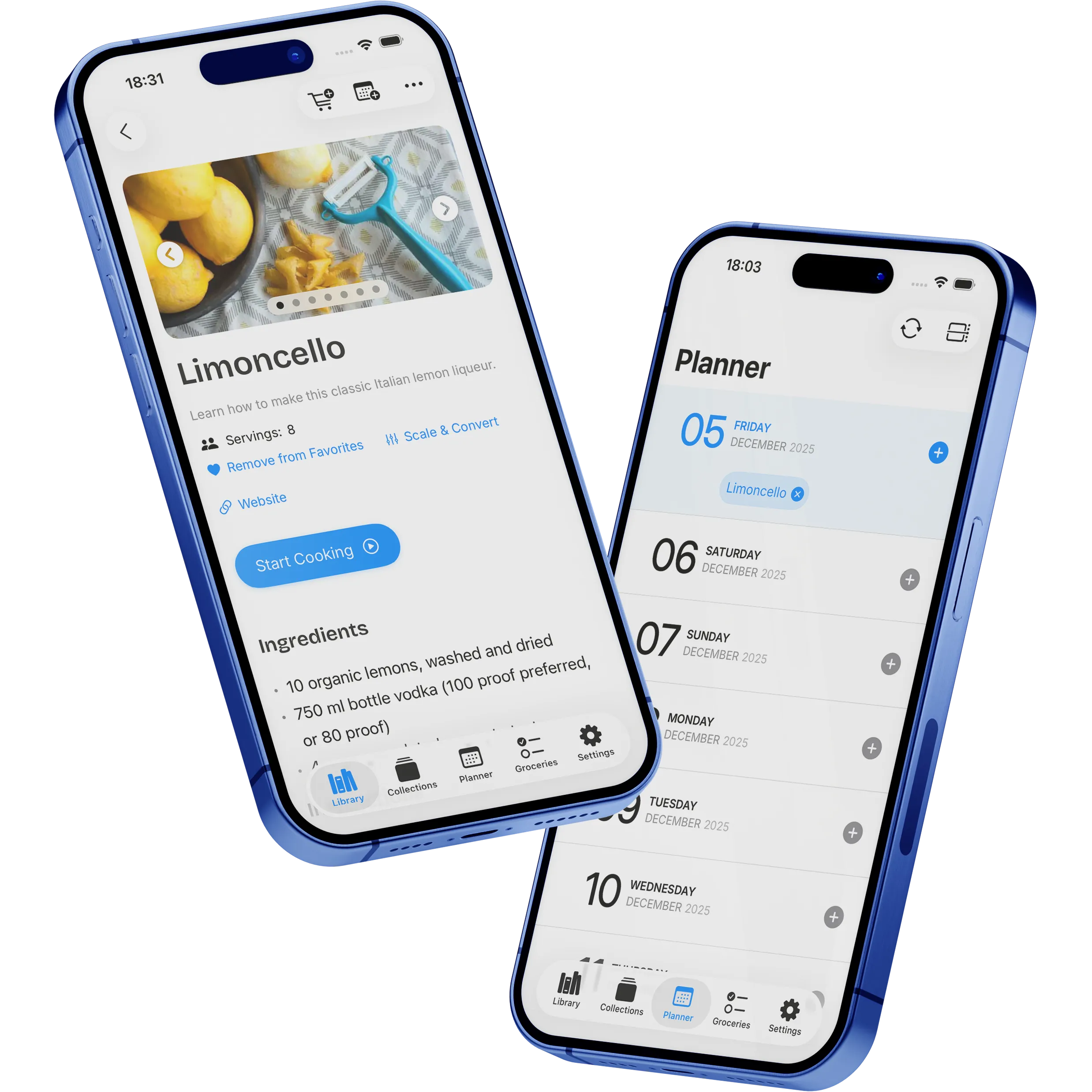 Modern Kitchen App Interface